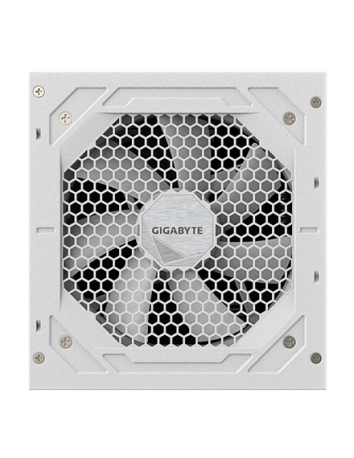 Gigabyte UD1000GM PG5 V2 ICE maitinimo blokas – ventiliatoriaus pusė kampu