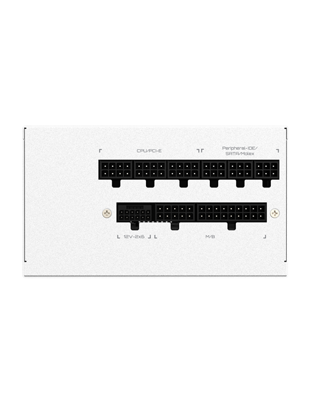 Gigabyte UD1000GM PG5 V2 ICE maitinimo blokas – modulinių kabelių jungčių panelė