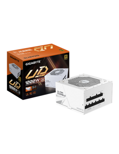 Gigabyte UD1000GM PG5 V2 ICE maitinimo blokas – pakuotė ir maitinimo blokas