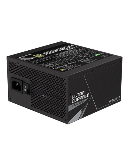 Gigabyte UD850GM PG5 V2 maitinimo blokas – galinė pusė kampu