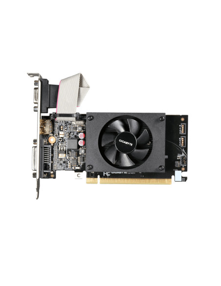 Gigabyte GT 710 Low Profile 2G vaizdo plokštė – vaizdas iš priekio (2)