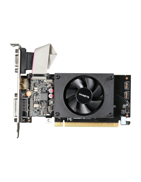 Gigabyte GT 710 Low Profile 2G vaizdo plokštė – vaizdas iš priekio
