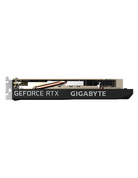 Gigabyte RTX 3050 WINDFORCE OC V2 8G vaizdo plokštė – viršutinis kraštas