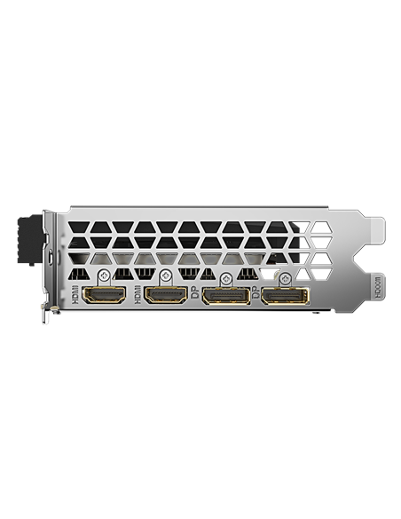 Gigabyte RTX 3050 WINDFORCE OC V2 8G vaizdo plokštė – vaizdo išvesčių laikiklis