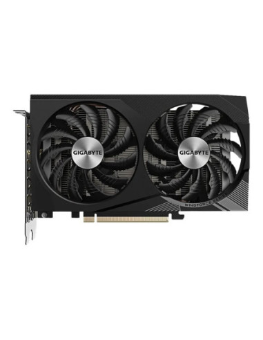 Gigabyte RTX 3050 WINDFORCE OC V2 8G vaizdo plokštė – vaizdas iš priekio