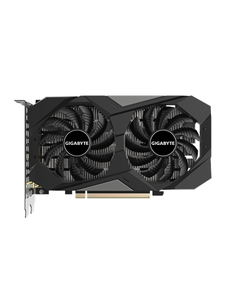 Gigabyte RTX 3050 WINDFORCE OC V2 6G vaizdo plokštė – vaizdas iš priekio
