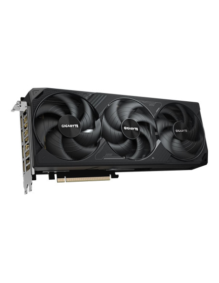 Gigabyte RTX 5080 WINDFORCE OC SFF 16G vaizdo plokštė – vaizdas kampu iš priekio