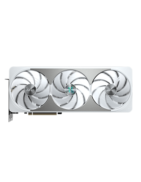 Gigabyte RTX 5070 Ti AERO OC 16G vaizdo plokštė – vaizdas iš priekio