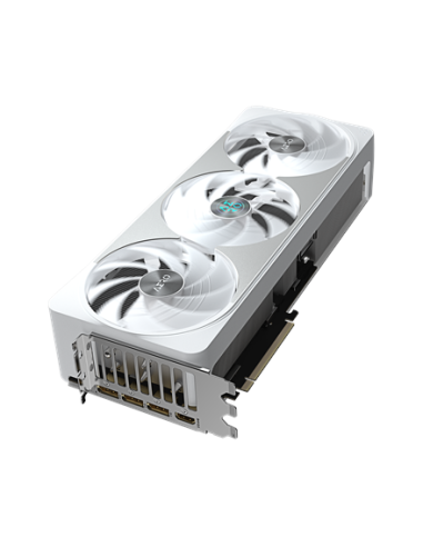 Gigabyte RTX 5070 Ti AERO OC 16G vaizdo plokštė – vaizdas kampu iš viršaus