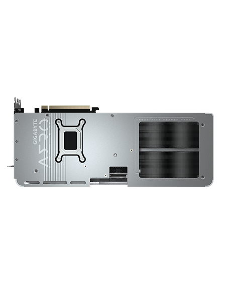Gigabyte RTX 5070 Ti AERO OC 16G vaizdo plokštė – galinė plokštė (backplate)