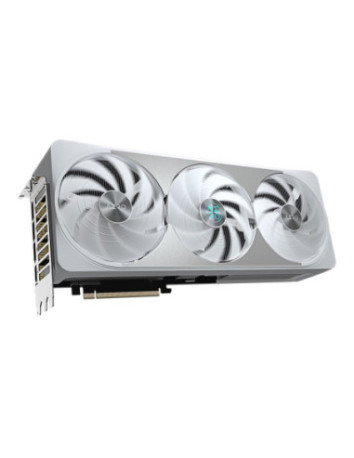 Gigabyte RTX 5070 Ti AERO OC 16G vaizdo plokštė – vaizdas kampu iš priekio