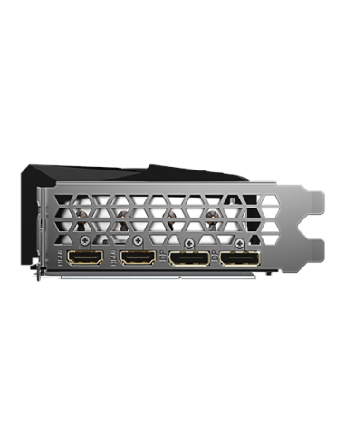 Gigabyte RX 7600 GAMING OC 8G GDDR6 vaizdo plokštė – galinė plokštė