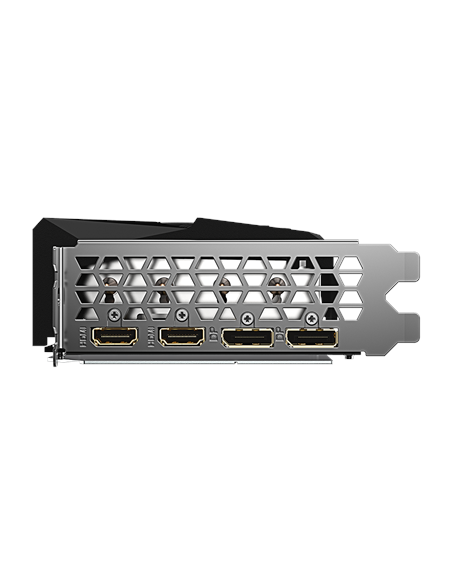 Gigabyte RX 7600 GAMING OC 8G GDDR6 vaizdo plokštė – galinė plokštė