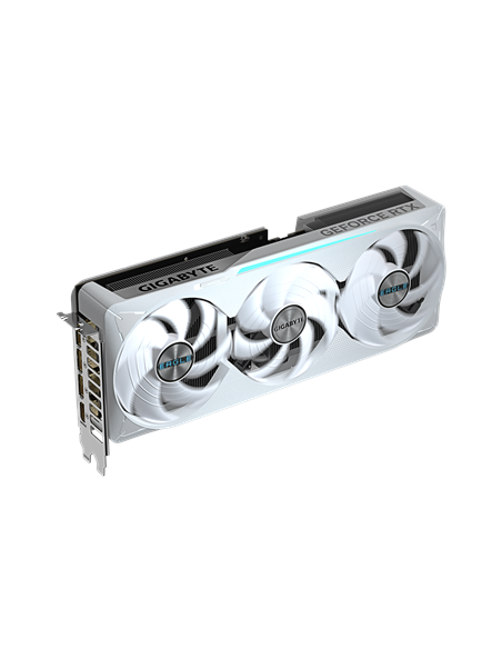 Gigabyte RTX 5070 Ti EAGLE OC ICE SFF 16G vaizdo plokštė – vaizdas kampu iš priekio (3)