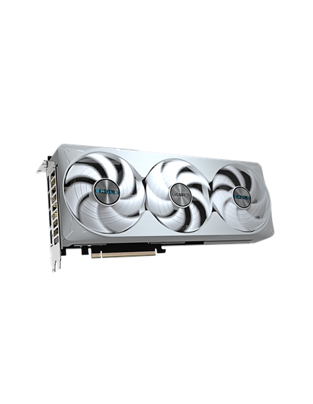 Gigabyte RTX 5070 Ti EAGLE OC ICE SFF 16G vaizdo plokštė – vaizdas kampu iš priekio (5)