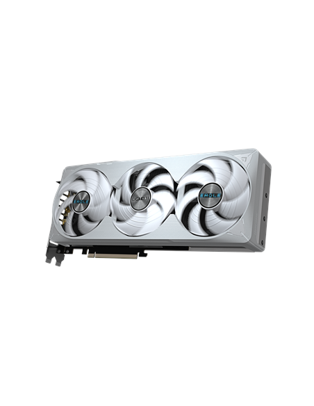 Gigabyte RTX 5070 Ti EAGLE OC ICE SFF 16G vaizdo plokštė – vaizdas kampu iš priekio (7)