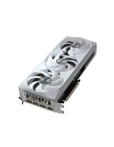 Gigabyte RTX 5070 Ti EAGLE OC ICE SFF 16G vaizdo plokštė – vaizdas kampu iš viršaus (2)