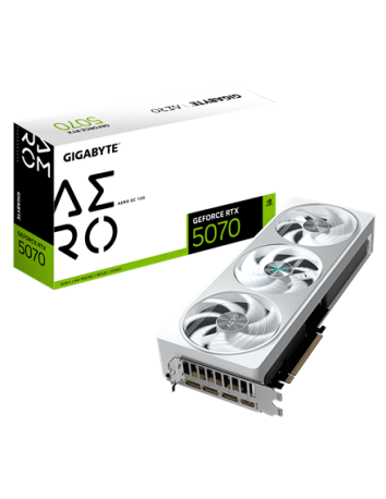 Gigabyte GeForce RTX 5070 AERO OC 12G | NVIDIA | 12 GB | GeForce RTX 5070 | HDMI ports quantity 1 | PCI-E 5.0