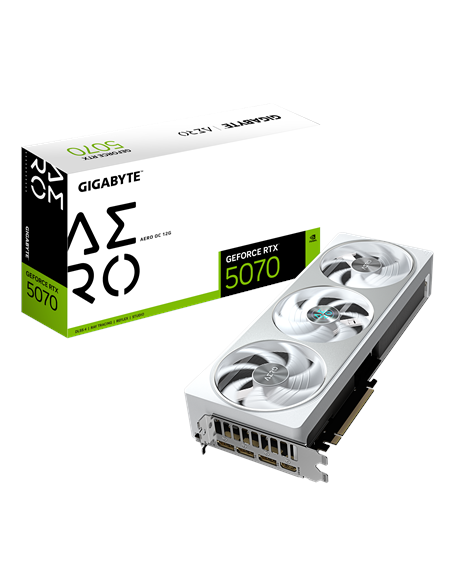 Gigabyte GeForce RTX 5070 AERO OC 12G | NVIDIA | 12 GB | GeForce RTX 5070 | HDMI ports quantity 1 | PCI-E 5.0
