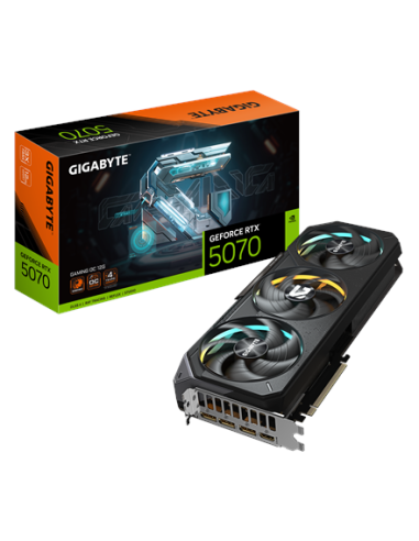 Gigabyte RTX 5070 GAMING OC 12G GDDR7 vaizdo plokštė – su pakuote