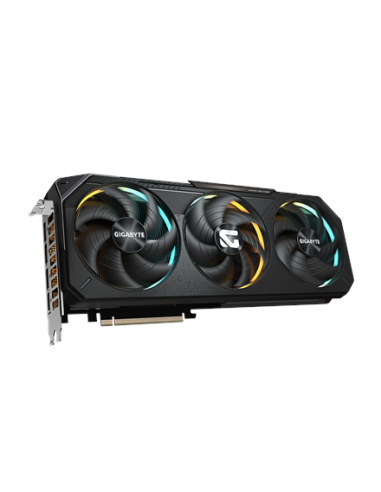 Gigabyte RTX 5070 GAMING OC 12G GDDR7 vaizdo plokštė – vaizdas kampu