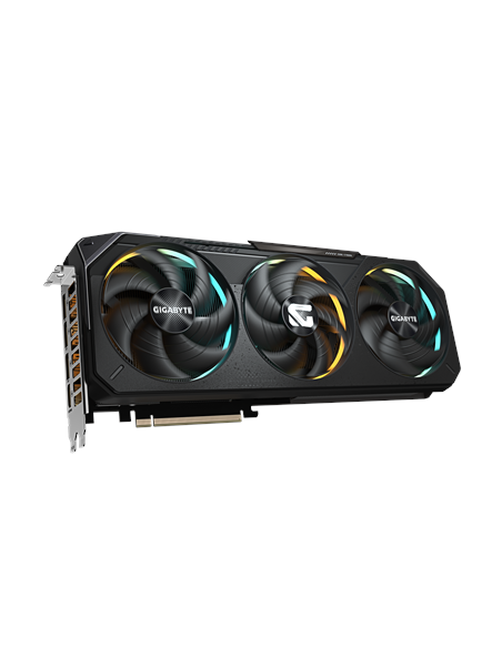 Gigabyte RTX 5070 GAMING OC 12G GDDR7 vaizdo plokštė – vaizdas kampu