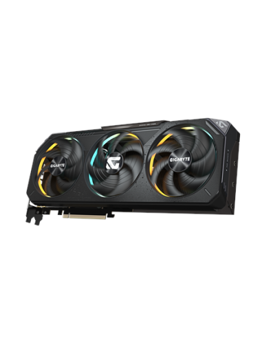 Gigabyte RTX 5070 GAMING OC 12G GDDR7 vaizdo plokštė – vaizdas kampu iš kitos pusės