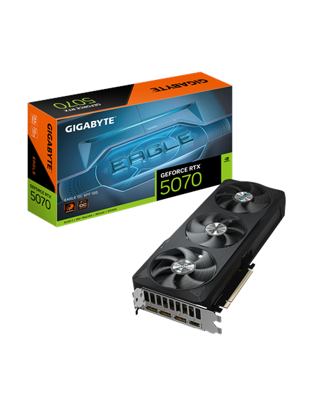 Gigabyte GeForce RTX 5070 EAGLE OC SFF 12G | NVIDIA | 12 GB | GeForce RTX 5070 | GDDR7 | HDMI ports quantity 1 | PCI-E 5.0