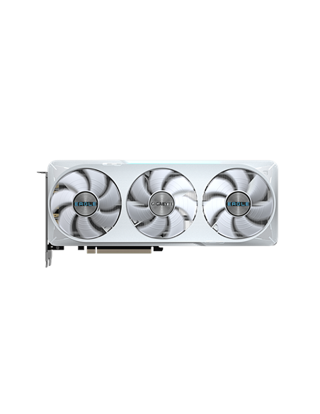 Gigabyte RTX 5070 EAGLE OC ICE SFF 12G balta vaizdo plokštė – vaizdas iš priekio