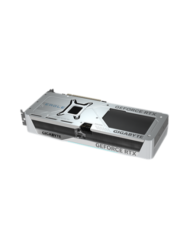 Gigabyte RTX 5070 EAGLE OC ICE SFF 12G balta vaizdo plokštė – vaizdas iš šono