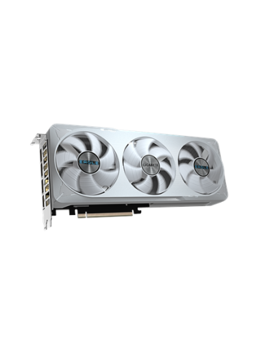 Gigabyte RTX 5070 EAGLE OC ICE SFF 12G balta vaizdo plokštė – vaizdas iš priekio kampu