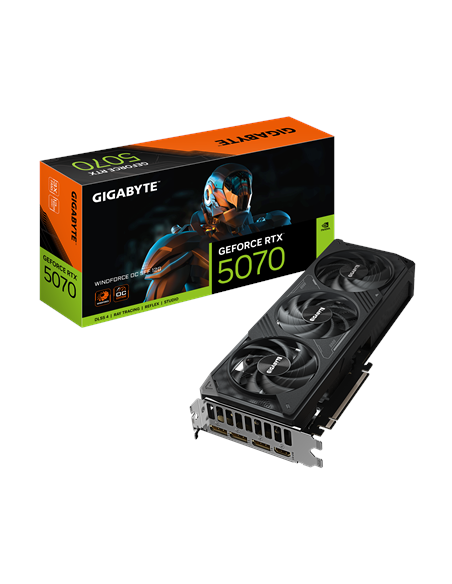 Gigabyte RTX 5070 WINDFORCE OC SFF 12G GDDR7 vaizdo plokštė – su pakuote