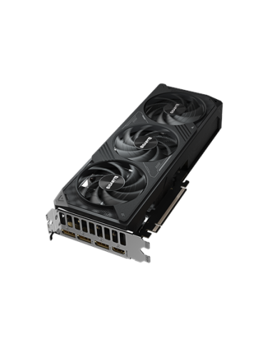 Gigabyte RTX 5070 WINDFORCE OC SFF 12G GDDR7 vaizdo plokštė – vaizdas kampu iš viršaus