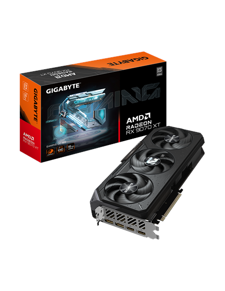 Gigabyte Radeon RX 9070 XT GAMING OC 16G | AMD | 16 GB | Radeon RX 9070 XT | HDMI ports quantity 2 | PCI-E 5.0