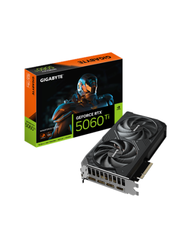 Gigabyte GeForce RTX 5060 Ti WINDFORCE OC 16G | NVIDIA | 16 GB | GeForce RTX 5060 Ti | GDDR7 | HDMI ports quantity 1 | PCI-E 5.