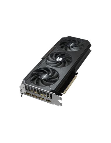 Gigabyte RTX 5060 Ti GAMING OC 8G GDDR7 vaizdo plokštė – vaizdas kampu iš viršaus