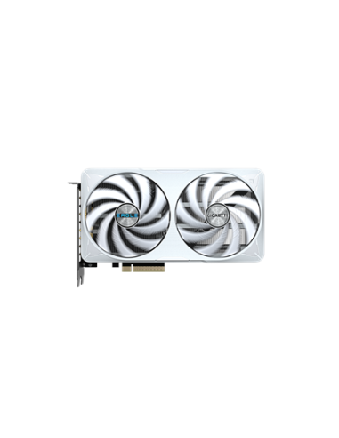 Gigabyte RTX 5060 Ti EAGLE OC ICE 8G GDDR7 balta vaizdo plokštė – vaizdas iš priekio