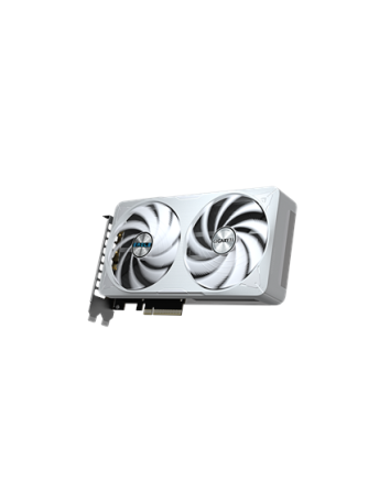 Gigabyte RTX 5060 Ti EAGLE OC ICE 8G GDDR7 balta vaizdo plokštė – vaizdas kampu