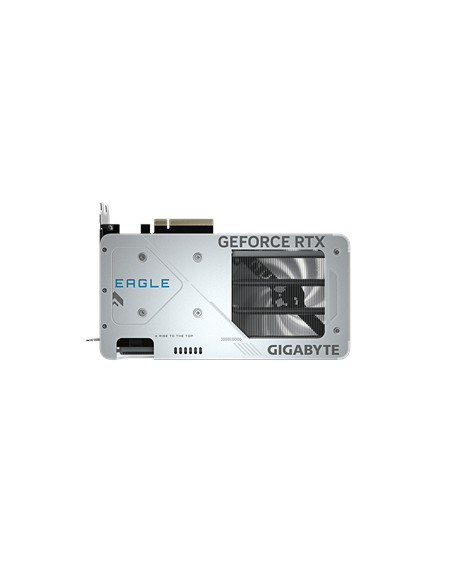 Gigabyte RTX 5060 Ti EAGLE OC ICE 8G GDDR7 balta vaizdo plokštė – galinė plokštė