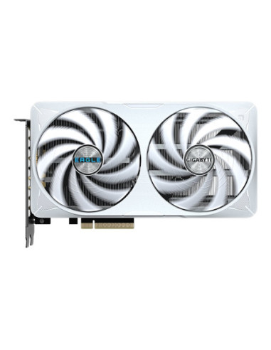 Gigabyte RTX 5060 Ti EAGLE OC ICE 8G GDDR7 balta vaizdo plokštė – vaizdas iš priekio