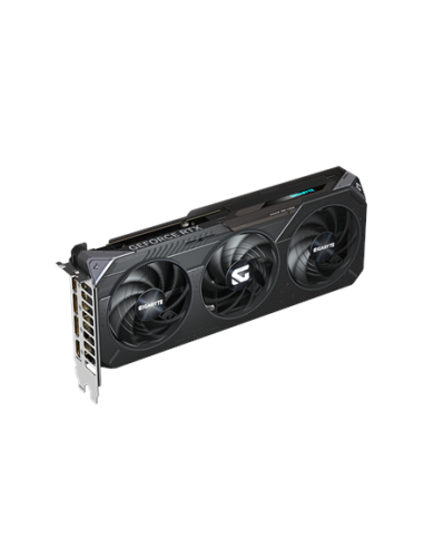 Gigabyte RTX 5060 GAMING OC 8G GDDR7 vaizdo plokštė – vaizdas kampu iš kitos pusės