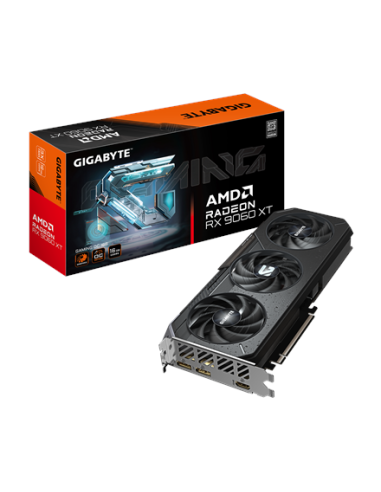 Gigabyte RX 9060 XT GAMING OC 16G GDDR6 vaizdo plokštė – su pakuote