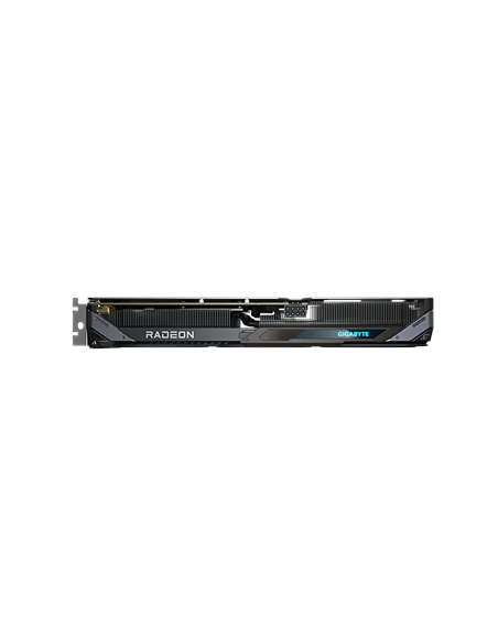 Gigabyte RX 9060 XT GAMING OC 16G GDDR6 vaizdo plokštė – vaizdas iš šono