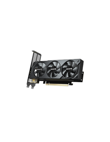 Gigabyte RTX 5060 OC Low Profile 8G GDDR7 vaizdo plokštė – vaizdas kampu