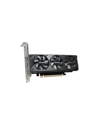 Gigabyte RTX 5060 OC Low Profile 8G GDDR7 vaizdo plokštė – vaizdas kampu