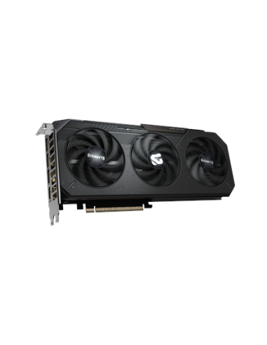 Gigabyte RTX 5050 GAMING OC 8G GDDR6 vaizdo plokštė – vaizdas kampu iš kitos pusės
