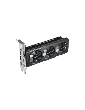 Gigabyte RTX 5050 OC Low Profile 8G GDDR6 vaizdo plokštė – vaizdas kampu