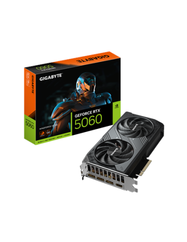 Gigabyte GeForce RTX 5060 WINDFORCE OC 8G | NVIDIA | 8 GB | GeForce RTX 5060 | GDDR7 | HDMI ports quantity 1 | PCI-E 5.0