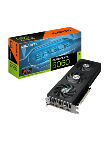 Gigabyte RTX 5060 EAGLE MAX OC 8G GDDR7 vaizdo plokštė – su pakuote