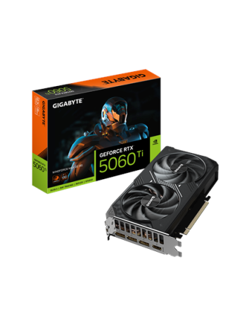Gigabyte GeForce RTX 5060 Ti WINDFORCE MAX OC 8G | NVIDIA | 8 GB | GeForce RTX 5060 Ti | GDDR7 | HDMI ports quantity 1 | PCI-E 